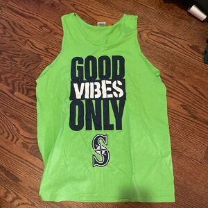 Seattle Green 'Good Vibes Only' Tank Top